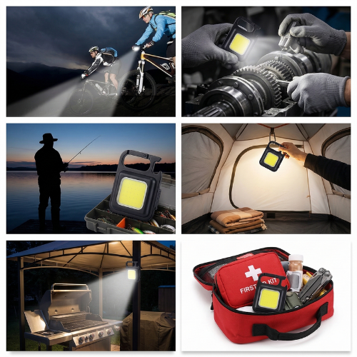 Mini Rechargeable Keychain Flashlight - Image 5