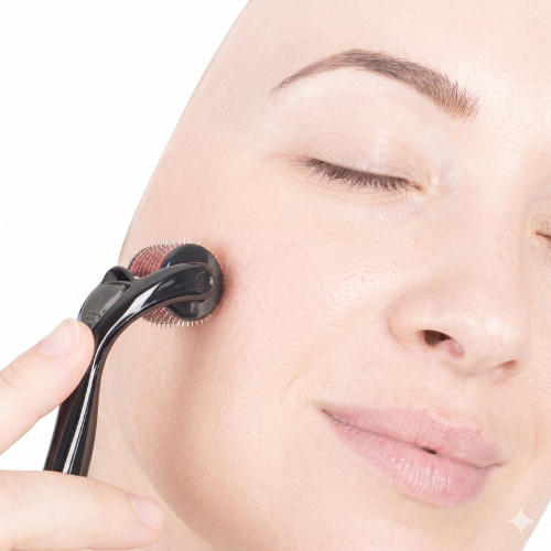 Derma roller anti ageing and facial scrubs & polishes scar removal hair regrowth - Image 5
