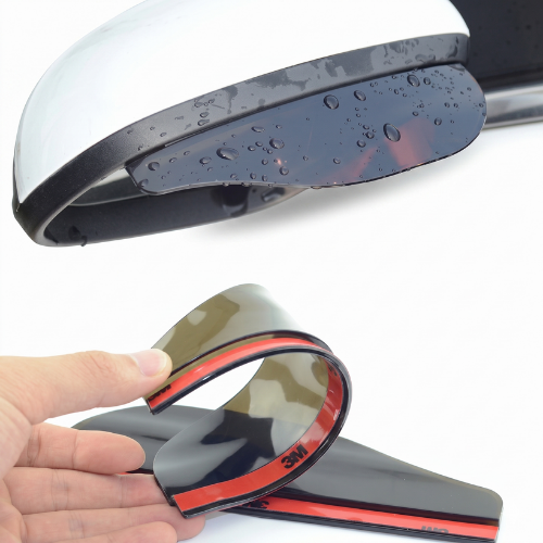 1 pair mirror rain protector car rearview mirror rain blades car back mirror eyebrow rain cover car rearview mirror eyebrow covers flexible protection rainproof decoration accessories (2 pcs set) - Image 4