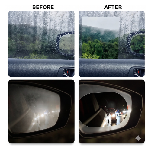 Anti-fog & anti-scratch rearview mirror film ? hd protective sticker (1 pc) - Image 4