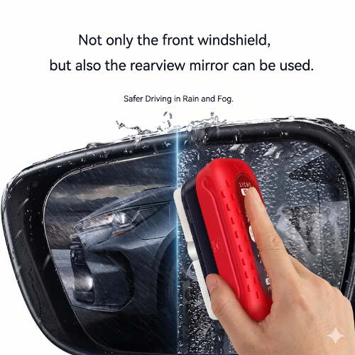 2 in 1 car windshield water wiper & glass cleaner sponge, liquid not included (1 pc) - Image 3