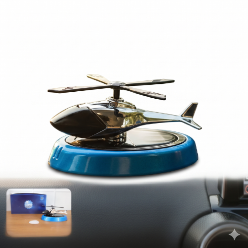 Helicopter shape car dashboard perfume air freshener - Image 5