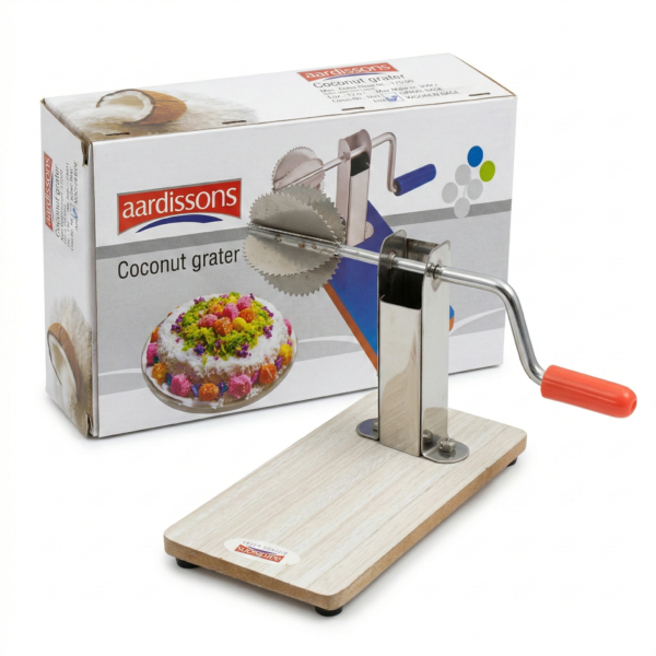 Manual Coconut Scraper with Vacuum Base – Easy Coconut Grater for Kitchen