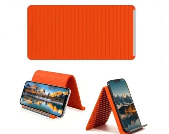 Foldable Silicone & Aluminium Phone Holder
